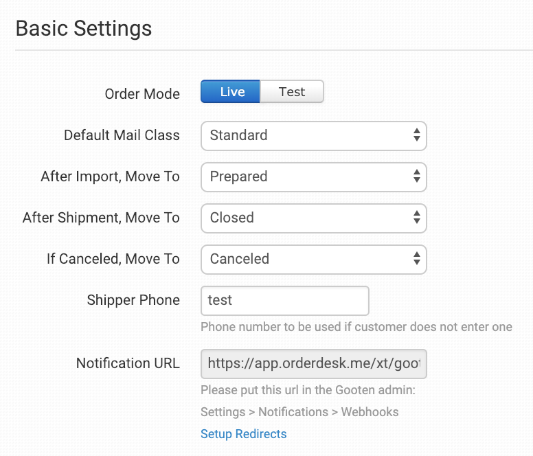 Integration - Order Desk Help Site